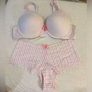 Victoria’s Secret Padded Perfect Coverage and Boyshort Panty Bundle
